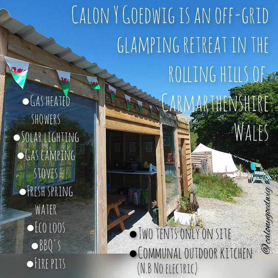 Hotel Calon Y Goedwig Glamping Llandovery Exterior foto